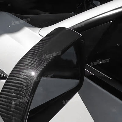 Model 3/Y Real Carbon Fiber Rearview Mirror Cover for Tesla Model Y - lifestyle shot