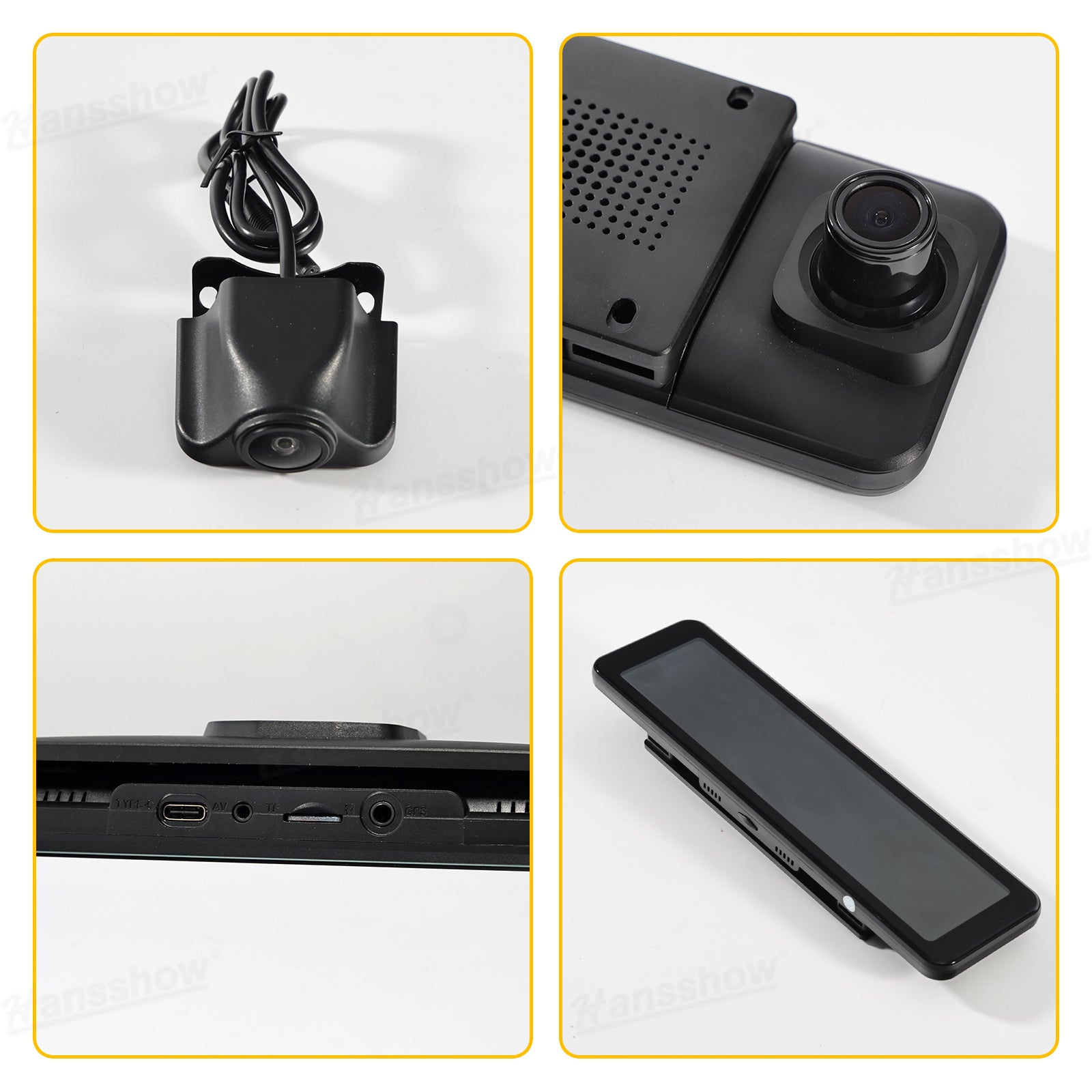 Model Y Juniper Rearview Mirror 10 Inch Dash Cam during daytime