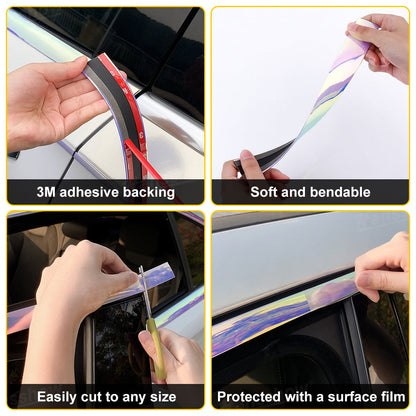 Model Y Juniper Protector Strips on mirror edge