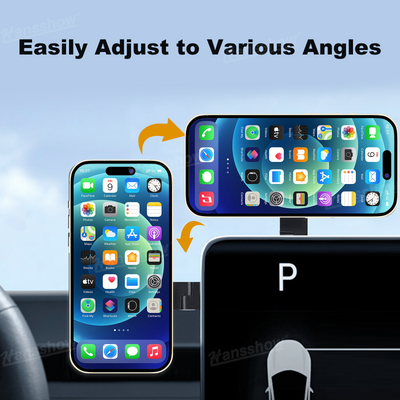 Tesla Phone Mount Magnetic Car Phone Holder in Tesla interior