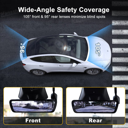 Model Y Juniper Dash Cam rear view with camera detail