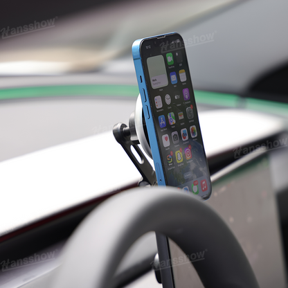 Tesla Car Rechargeable Phone Holder Mount angle adjustment