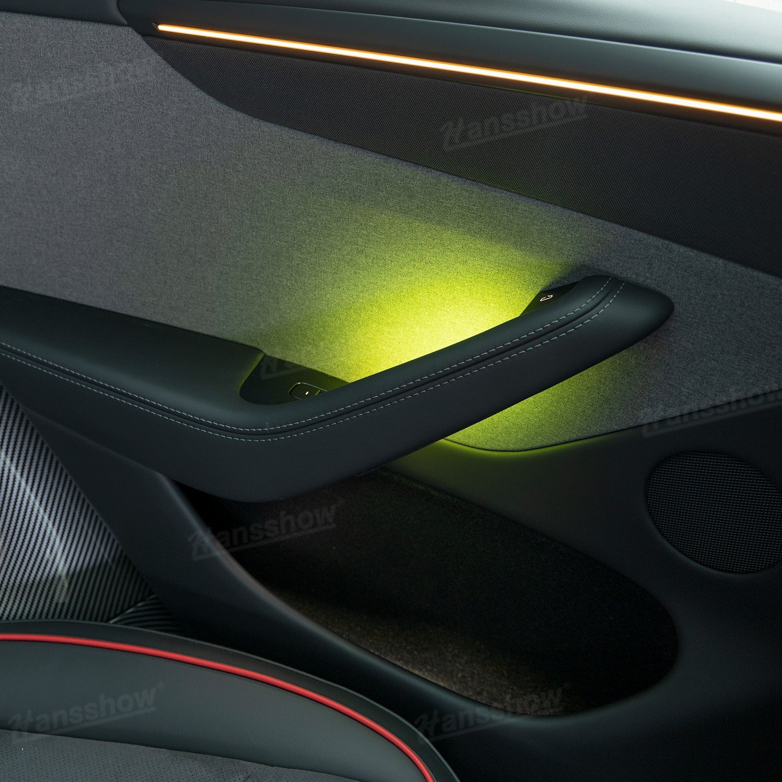 Model Y Juniper Ambient Lighting Kit interior view