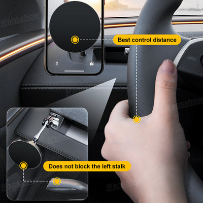Model Y Juniper Phone Holder Mount side view
