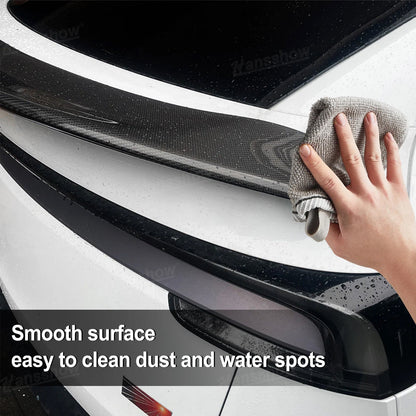 V-Style Rear Spoiler for Tesla Model Y installed view