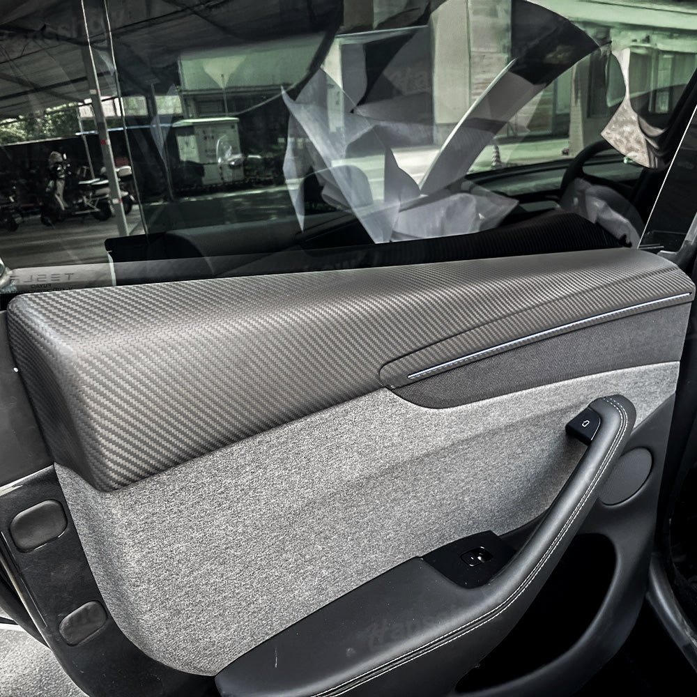 Model Y Juniper Door Panel showcasing seamless fit