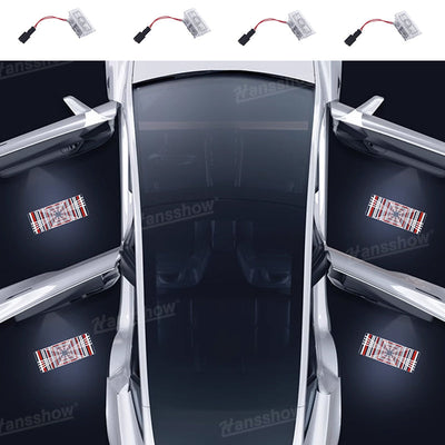 Model Y/3 Highland Welcome Door Projector Light night view