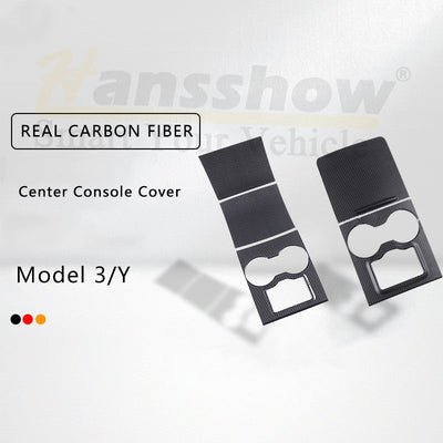 Model 3/Y Carbon Fiber Trim showcasing premium materials for Tesla Model Y