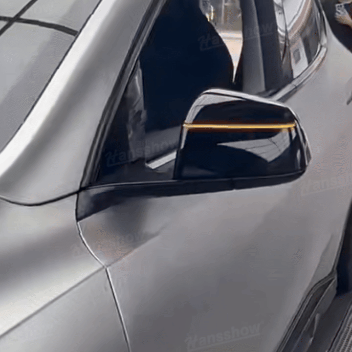 Model Y Juniper Side Mirror LED Turn Signal Lights front view