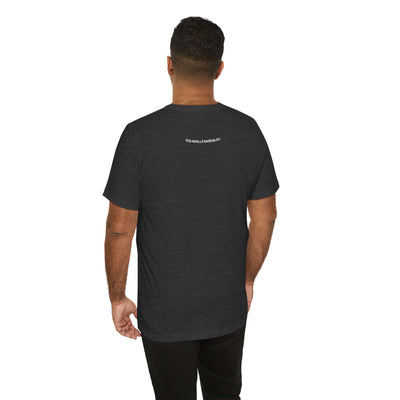 SWA Signature Splash Tee in ash color on display