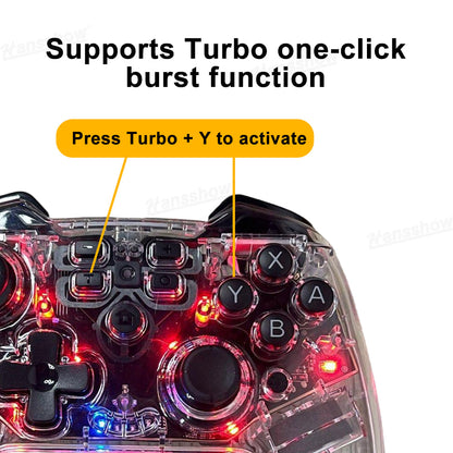 Wireless Game Controller with LED Ambient Lighting for Tesla Model Y - top view