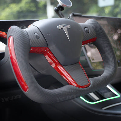 Yoke Style Steering Wheel for Tesla Model Y/3 - Dynamic Edge