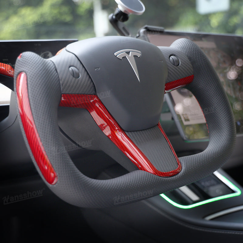 Yoke Style Steering Wheel for Tesla Model Y/3 - Dynamic Edge