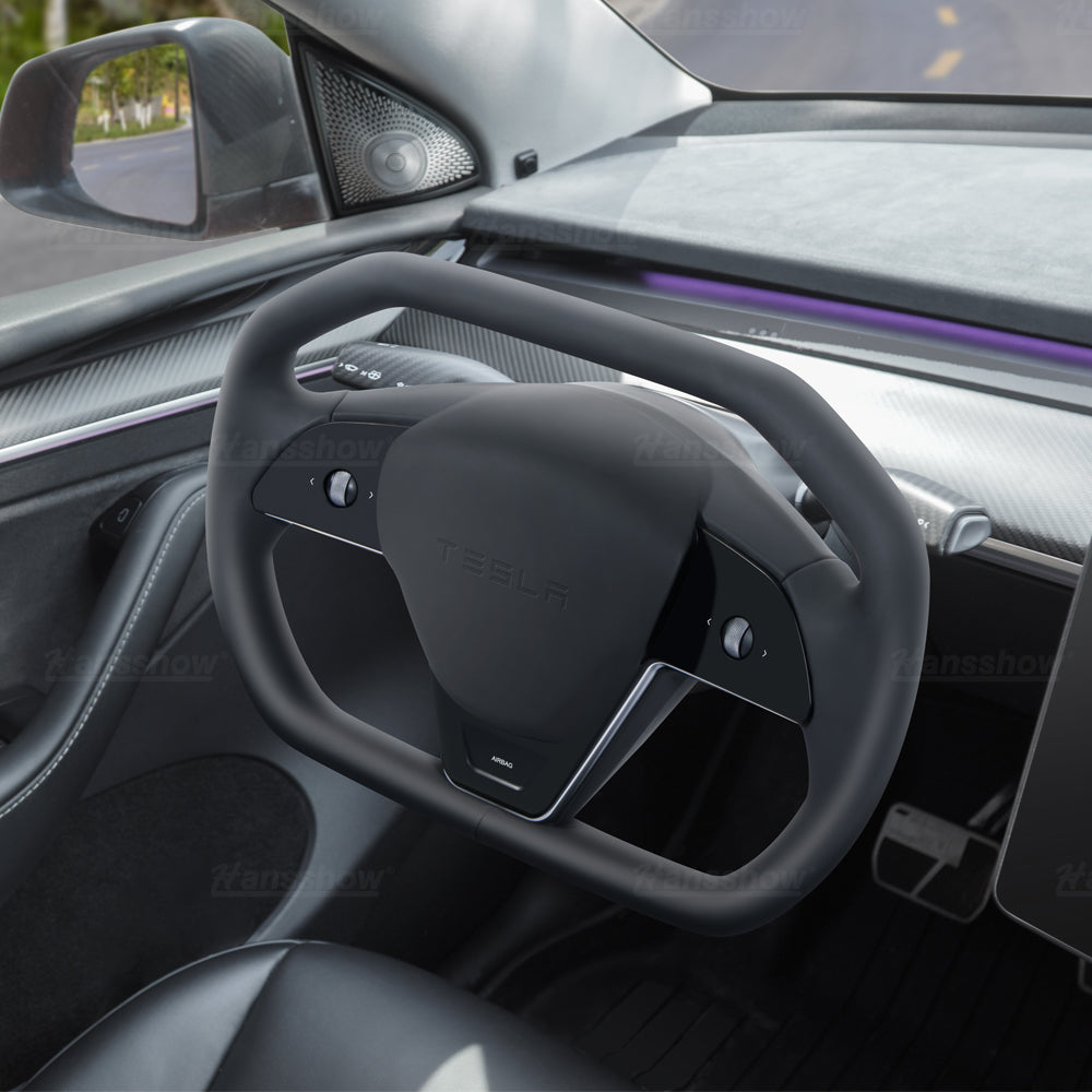 Cyber Steering Wheel for Model Y / 3 Inspired by Cybertruck Style - Interior aesthetics