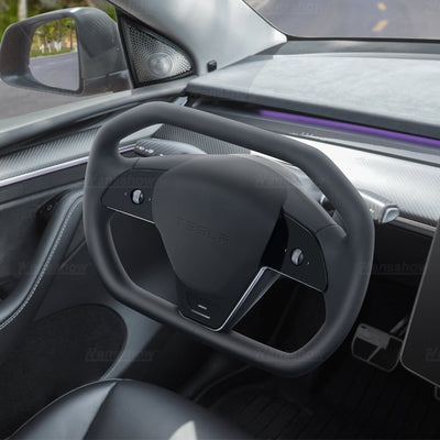 Cyber Steering Wheel for Model Y / 3 Inspired by Cybertruck Style - Interior aesthetics