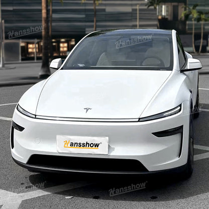 Model Y White PPF Full Body Protector side angle