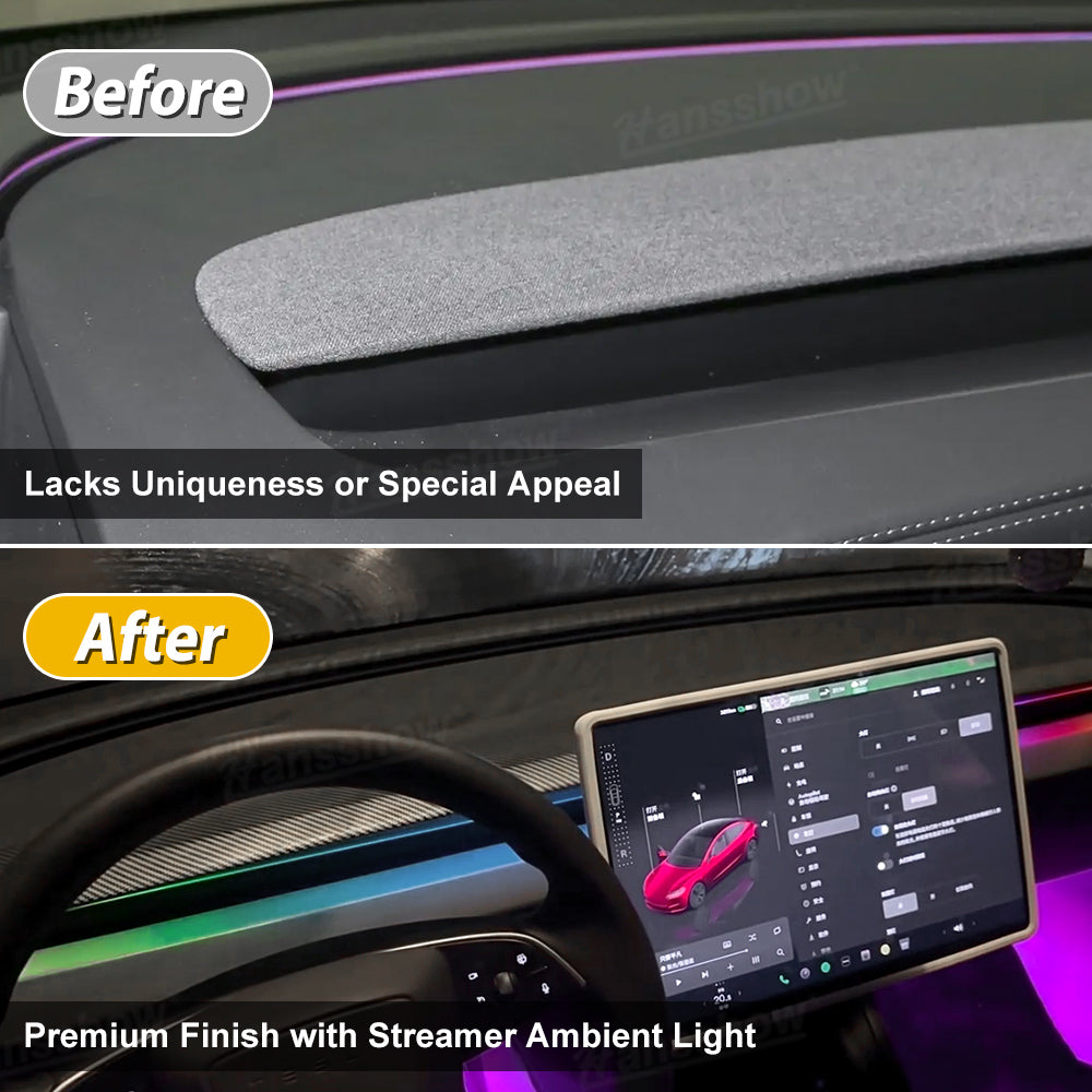 Model Y Juniper Dashboard Trim Replacement side angle