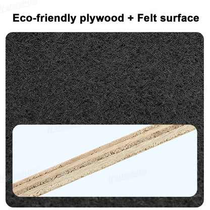 Model Y Juniper Trunk Gap Filler Board Foldable Car Bed Extension from rear seat perspective