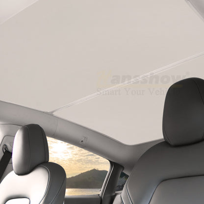 Model 3/Y Glass Roof Sunshades for Tesla Model Y - Rear view