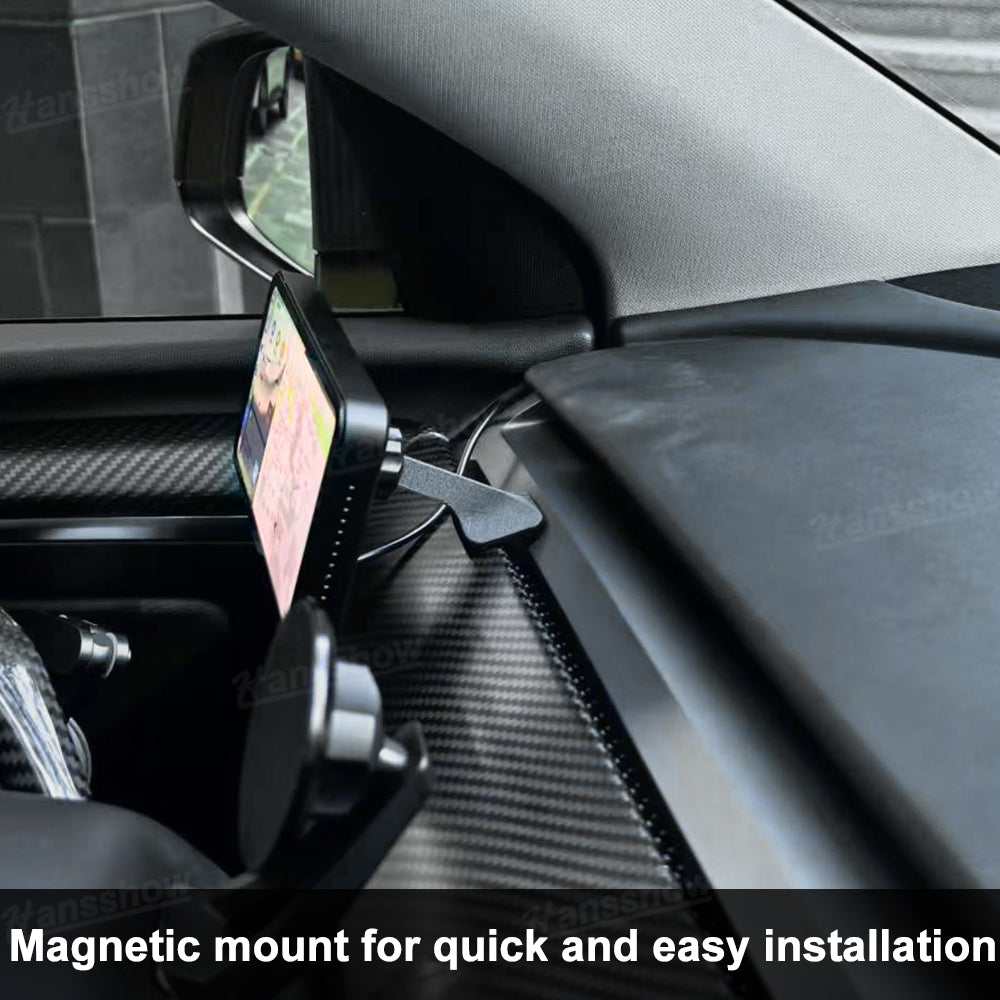 Rear view of CarPlay Smart Dashboard Screen for Tesla Model Y