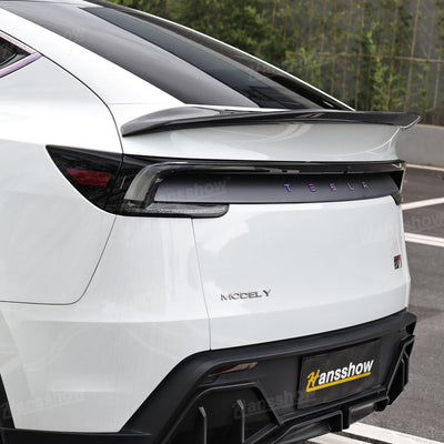 V-Style Rear Spoiler for Tesla Model Y Juniper color