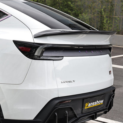 V-Style Rear Spoiler for Tesla Model Y Juniper color
