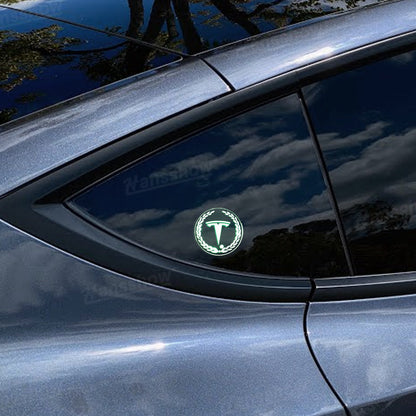 Triangle Window Acrylic Ambient Light for Tesla Model Y close-up detail