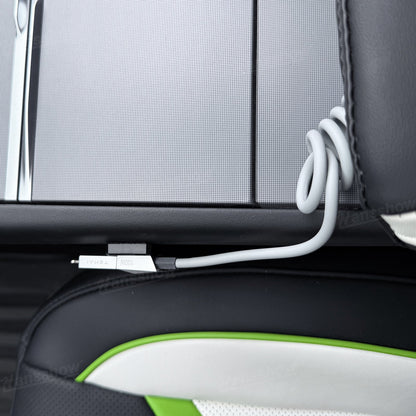 100W Fast Charging Retractable Cable with Cyber-Inspired Design & Magnetic...