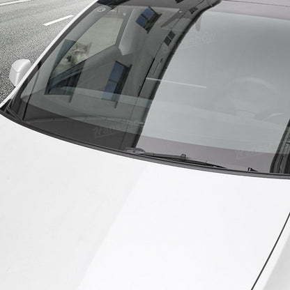 Model Y Juniper Hood Wind Deflector rear angle