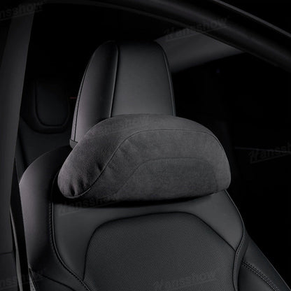 Headrest & Lumbar Support Pillow for Tesla Model Y close-up