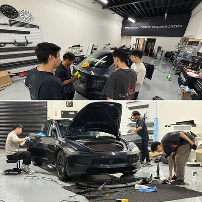 Paint Protection Film Installation Service - Close-up Detail