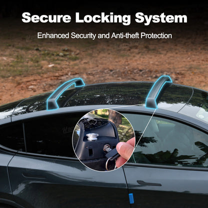 Model Y Juniper Roof Rack Crossbars for Tesla side angle