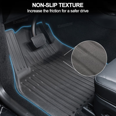 Model Y Juniper Floor Mats close-up detail