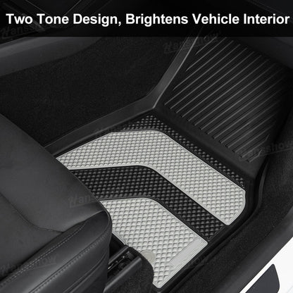 Model Y Juniper TPE Floor Mats - Close-up of TPE material