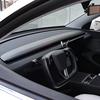 Model Y Juniper Dashboard Trim Replacement with dynamic effects
