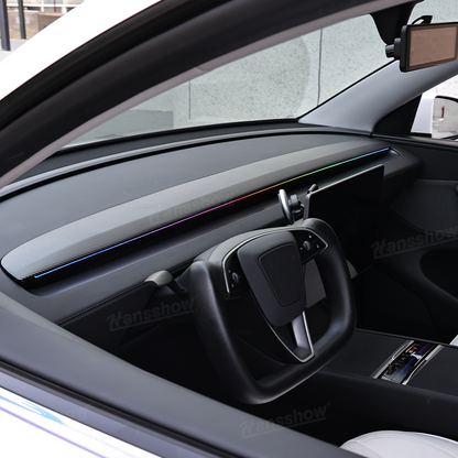 Model Y Juniper Dashboard Trim Replacement with dynamic effects