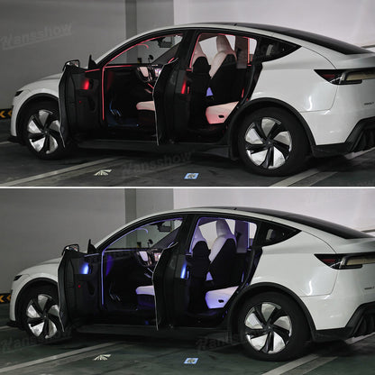Model Y Juniper Interior Ambient Lighting Kit RGB color transition