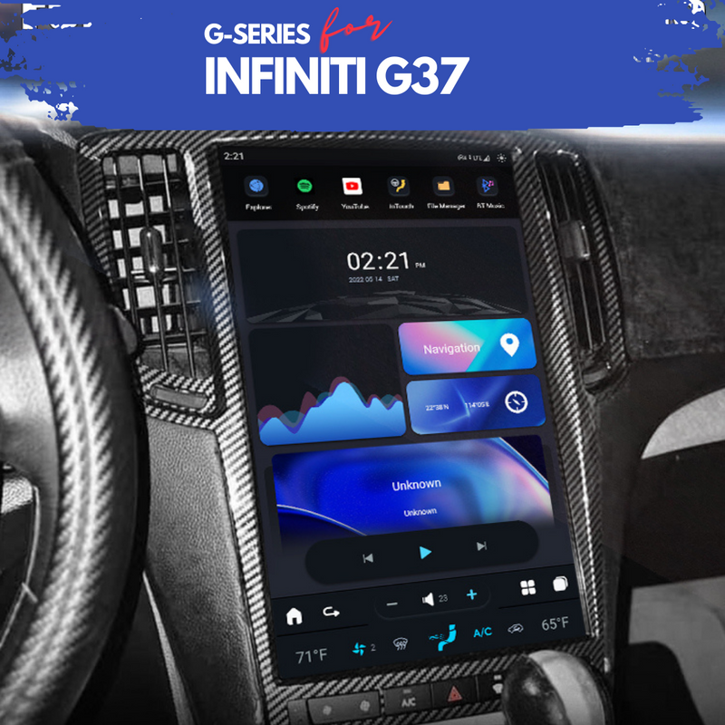 Pantalla estilo Tesla Serie G, Android 11 para Infiniti G37 (y Q60)