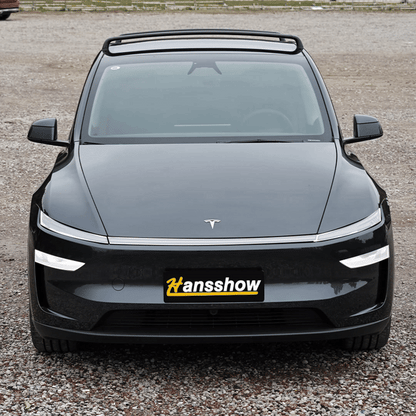 Model Y Juniper Light Bar & Headlight TPU Protective Film Kit PPF - installed view