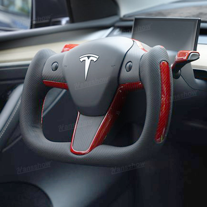 Yoke Style Steering Wheel for Tesla Model Y/3 - Overall Aesthetic