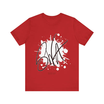 SWA Signature Splash Tee in soft cream color