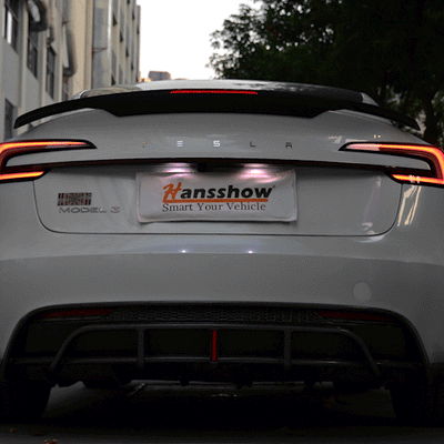 Knight Rider Full-Width Strip Tail Light for Tesla Model Y - installation process