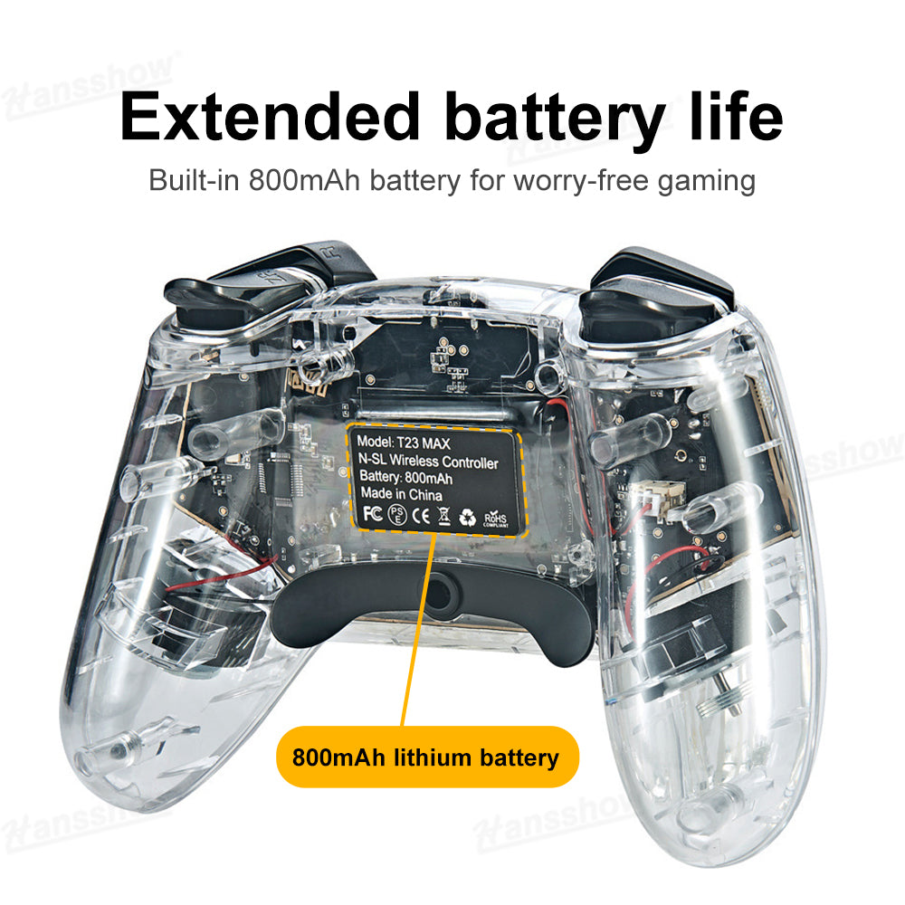 Wireless Game Controller with LED Ambient Lighting for Tesla Model Y - close-up of buttons