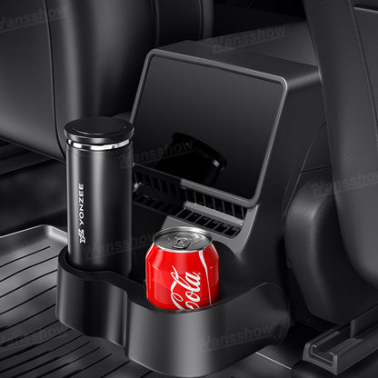 Rear Cup Holder with Air Vent Cover for Tesla Model Y Juniper - Rear Seat Integration