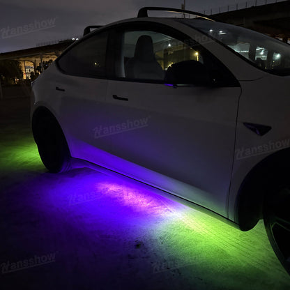 Model Y Juniper Underglow Lights LED Chassis Ambient Lighting Kit - gradient effect