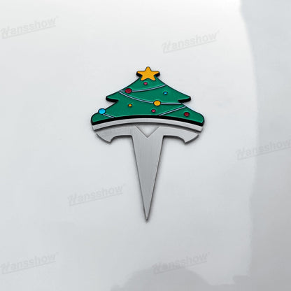 3D Christmas Decorations Waterproof Sticker Cartoon Emblem Decal for Tesla...