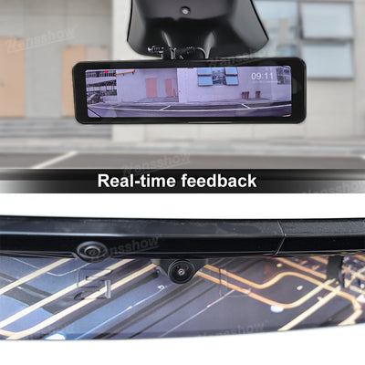 Model Y Juniper Rearview Mirror 10 Inch Dash Cam weather performance