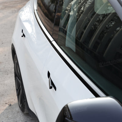 Model Y Juniper Electric Door Handle in action