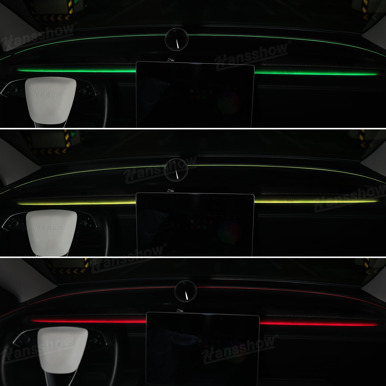 Model Y Juniper Ambient Lighting Kit ambient lighting in action