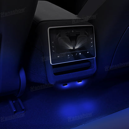 Model Y Juniper Interior Ambient Lighting Kit RGB rear view